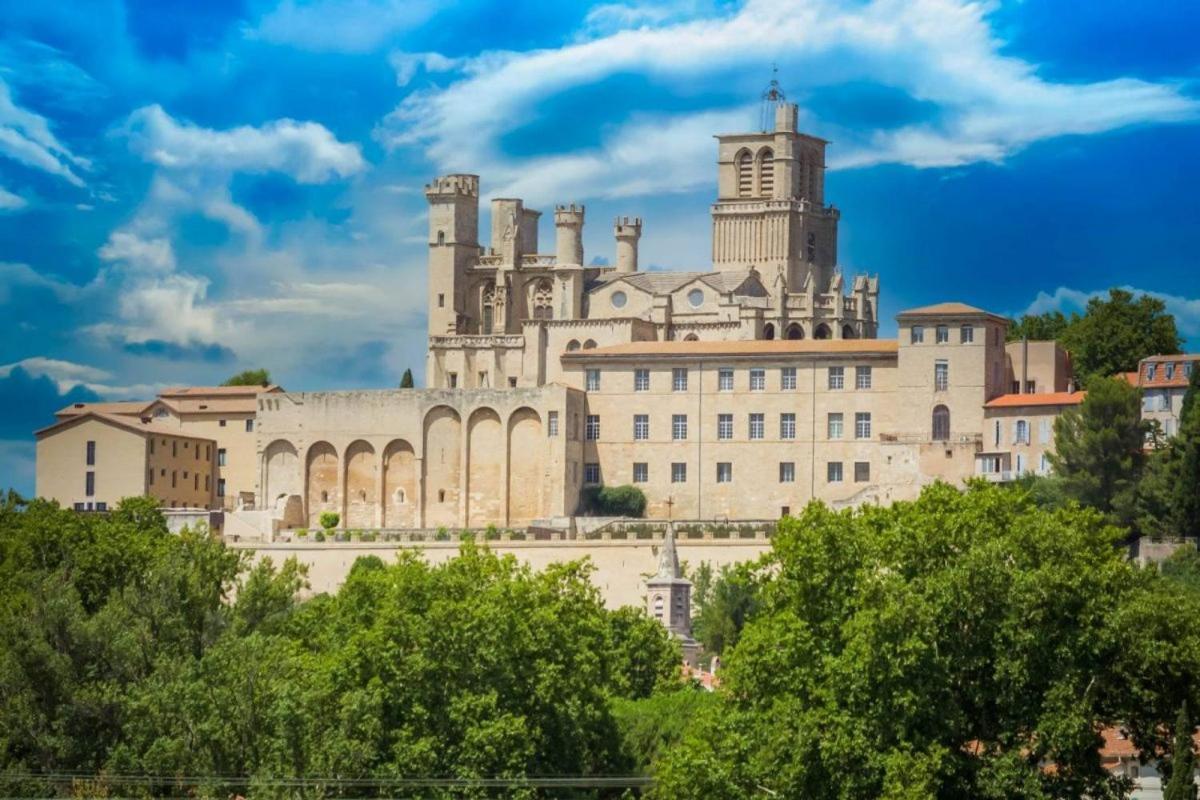 T2 Cathedrale & Torre Ventosa - Central - Clim - Wifi - Balcon - Free Parking Sur Demande 贝济耶 外观 照片